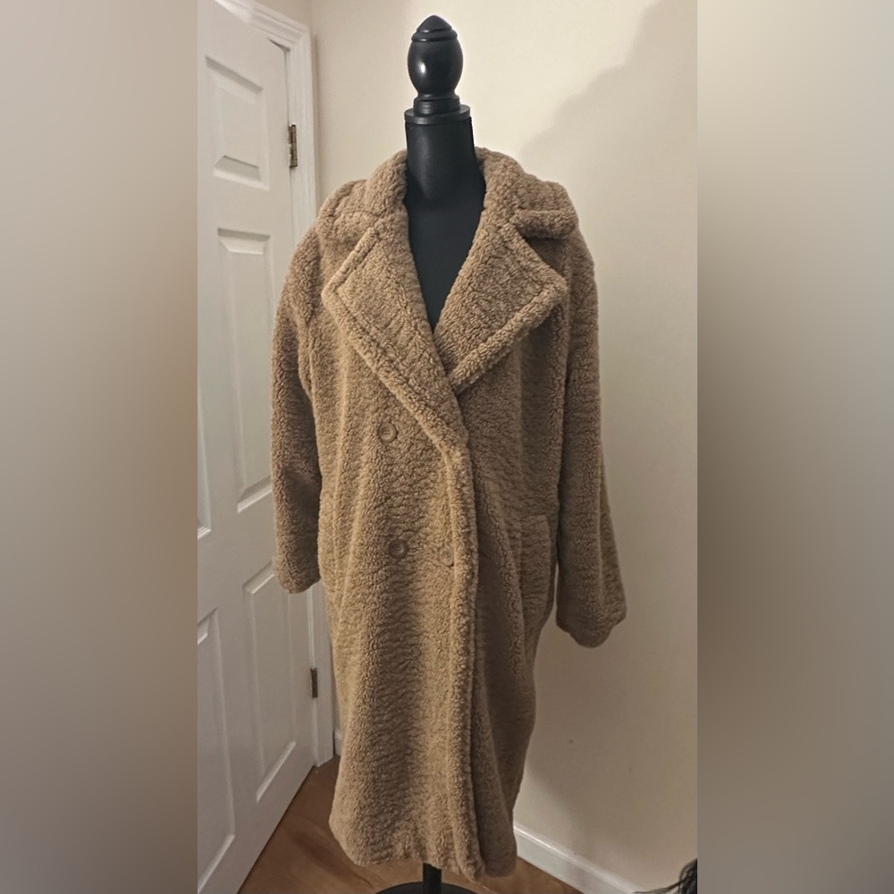BearPaw Tan Teddy Coat